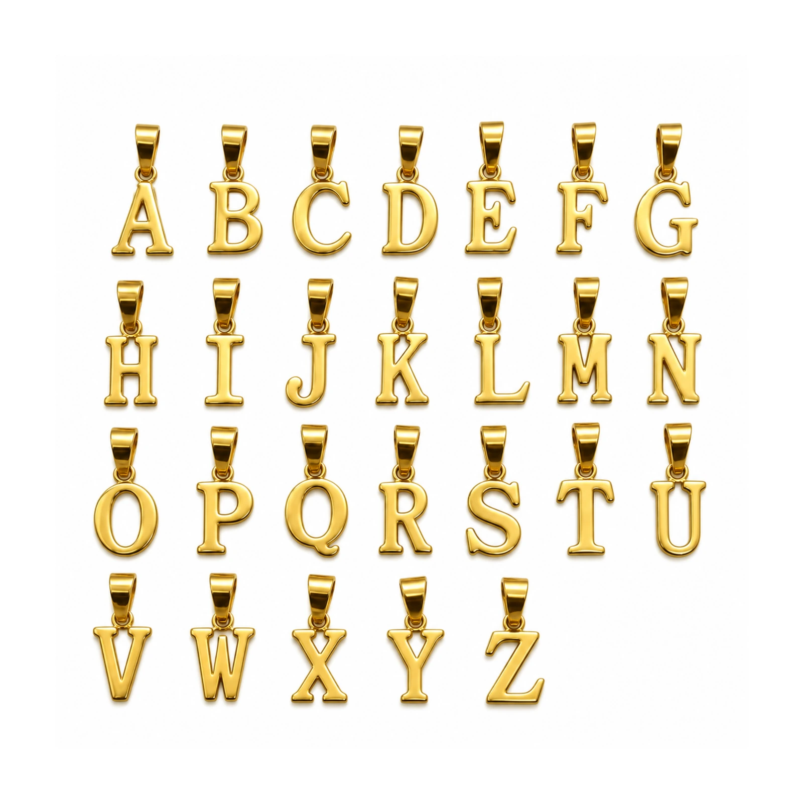 PINGENTE DE MOEDA LETRAS 1,0X1,5