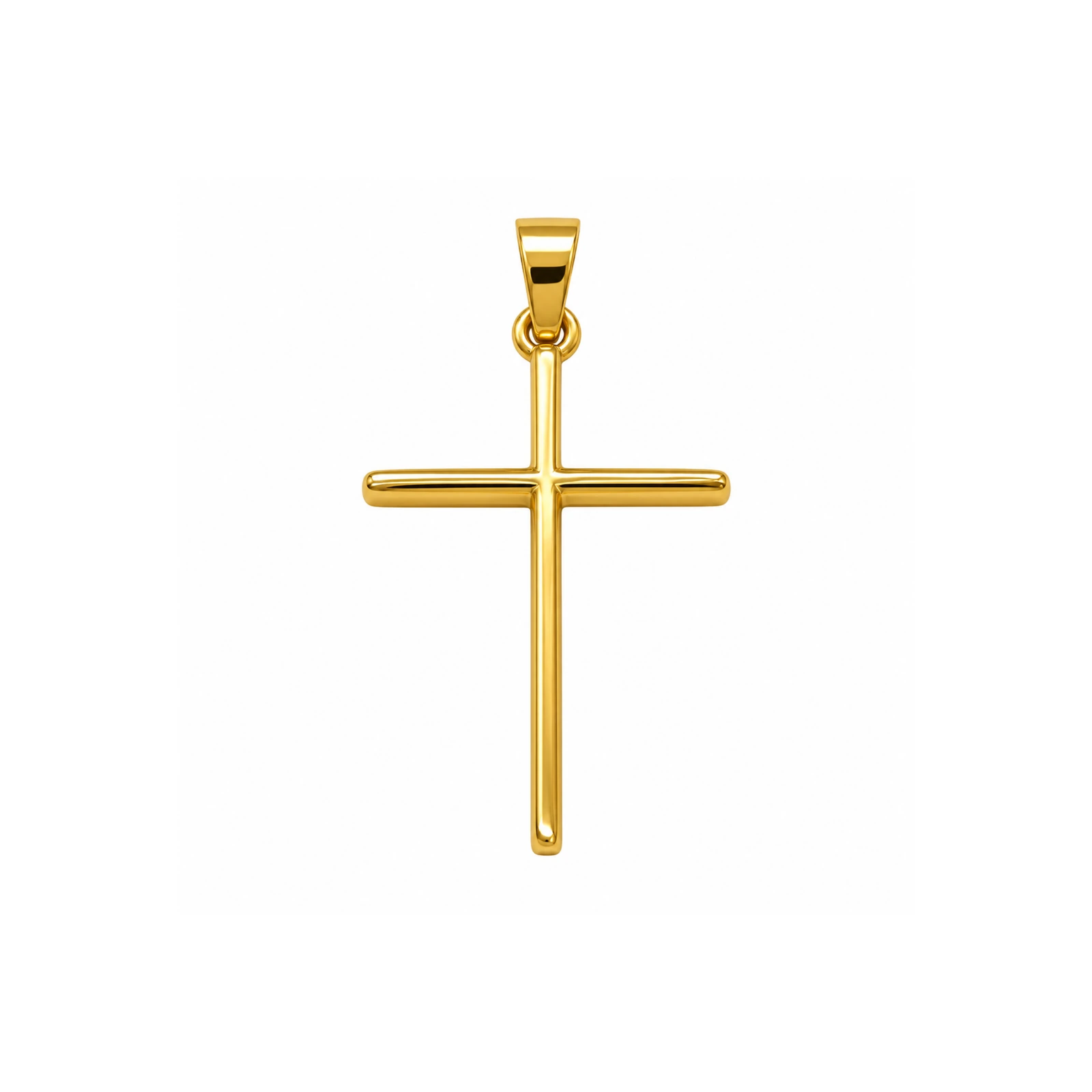 PINGENTE DE MOEDA CRUCIFIXO 4CM