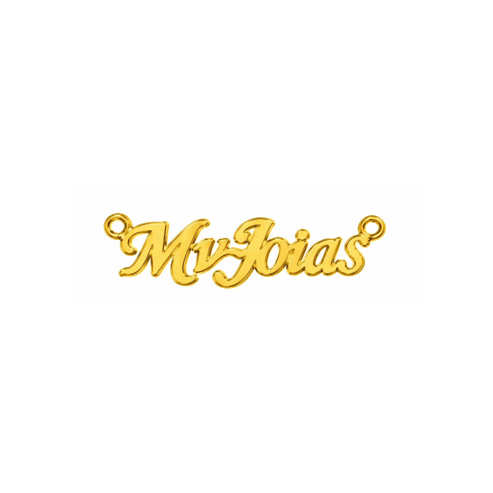 PINGENTE DE MOEDA NOME PERSONALIZADO