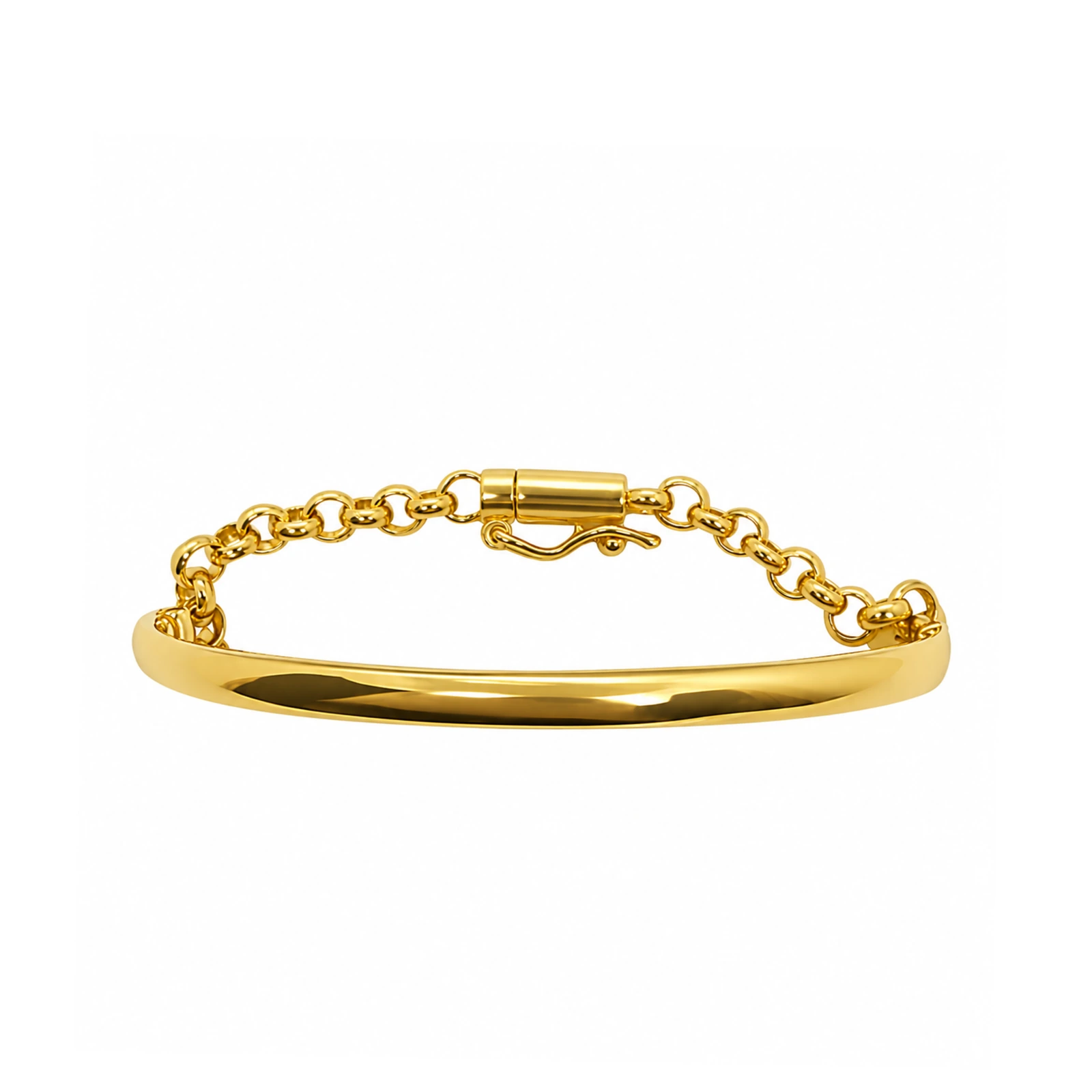 PULSEIRA DE MOEDA BRACELETE 4MM DE TAMANHO ÚNICO